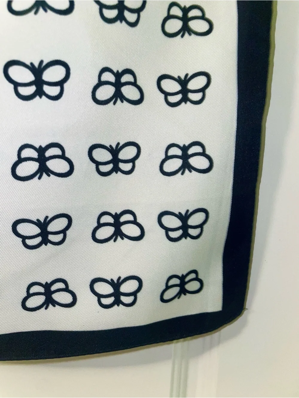 100% Silk “Butterflies” 35’ Scarf